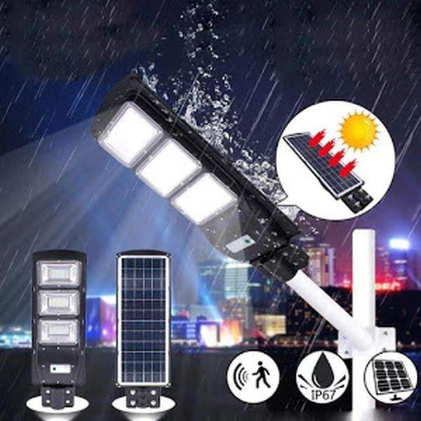 Solar Street Lights with Integrated Solar Panel