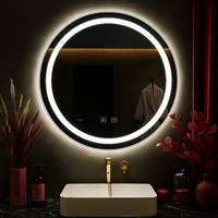 60cm Round LED Mirror with Demister and Cool Light