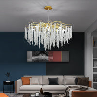 Candelabru Cristal Luxury Golden Willow 80Cm Chandeliers Crystal