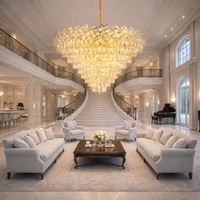 MALLI Gold Crystal Chandelier ⌀80 cm