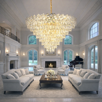 MALLI Gold Crystal Chandelier ⌀80 cm