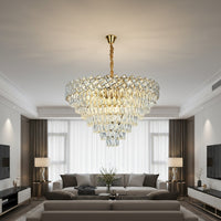 Candelabru Cristal MALLI Gold ⌀80CM Chandeliers Crystal