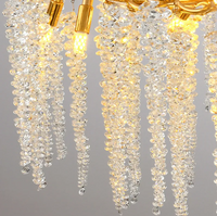 Candelabru Cristal Luxury Golden Willow 80Cm Chandeliers Crystal