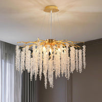 Candelabru Cristal Luxury Golden Willow 80Cm Chandeliers Crystal